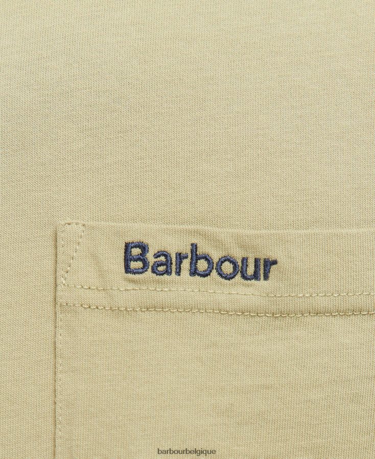 vêtements Barbour t-shirt à poche langdon marine classique Hommes T2L6ZP935