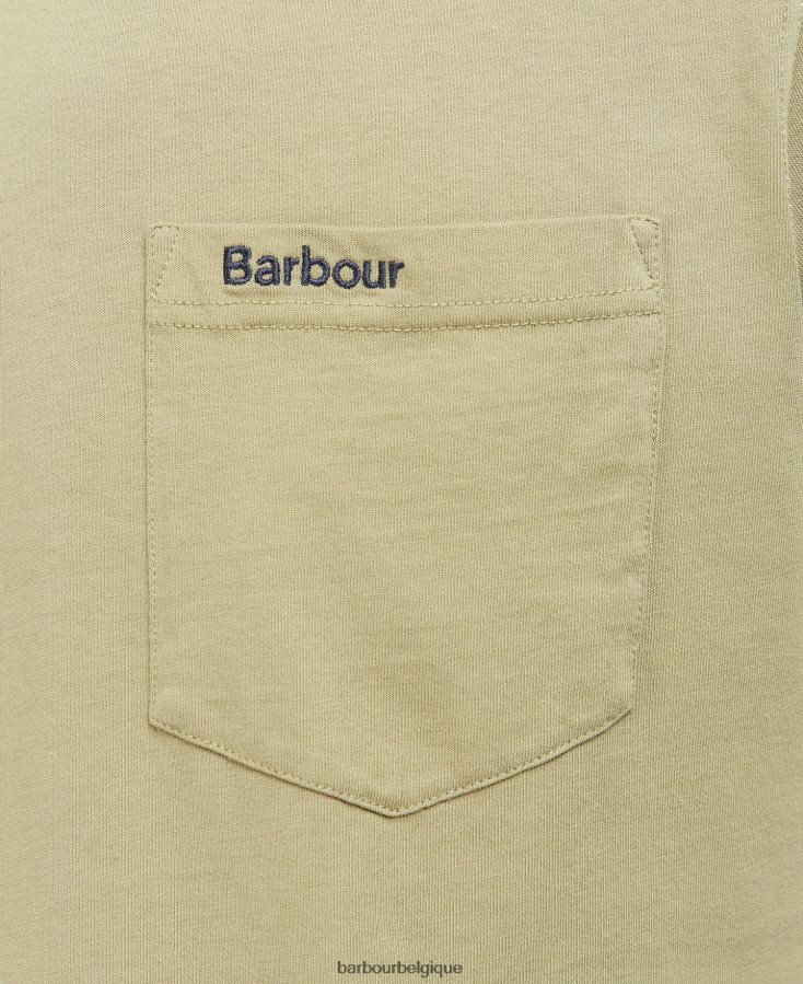 vêtements Barbour t-shirt à poche langdon marine classique Hommes T2L6ZP935