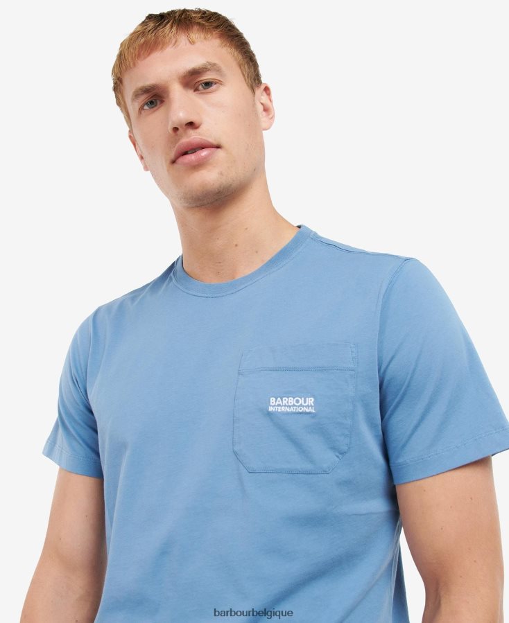 vêtements Barbour t-shirt à poche radok forêt Hommes T2L6ZP852