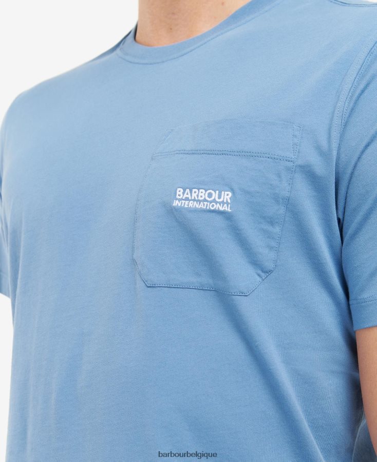vêtements Barbour t-shirt à poche radok forêt Hommes T2L6ZP852