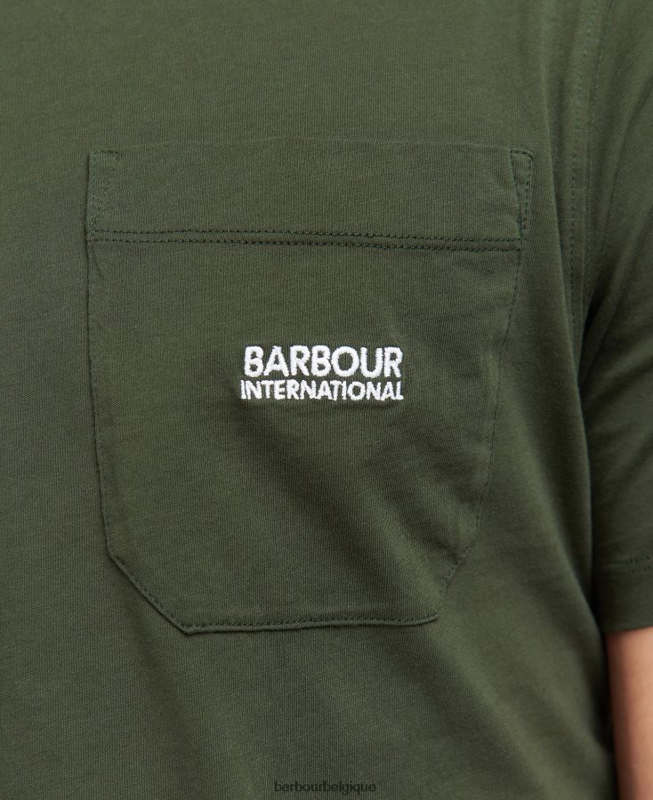 vêtements Barbour t-shirt à poche radok forêt Hommes T2L6ZP955