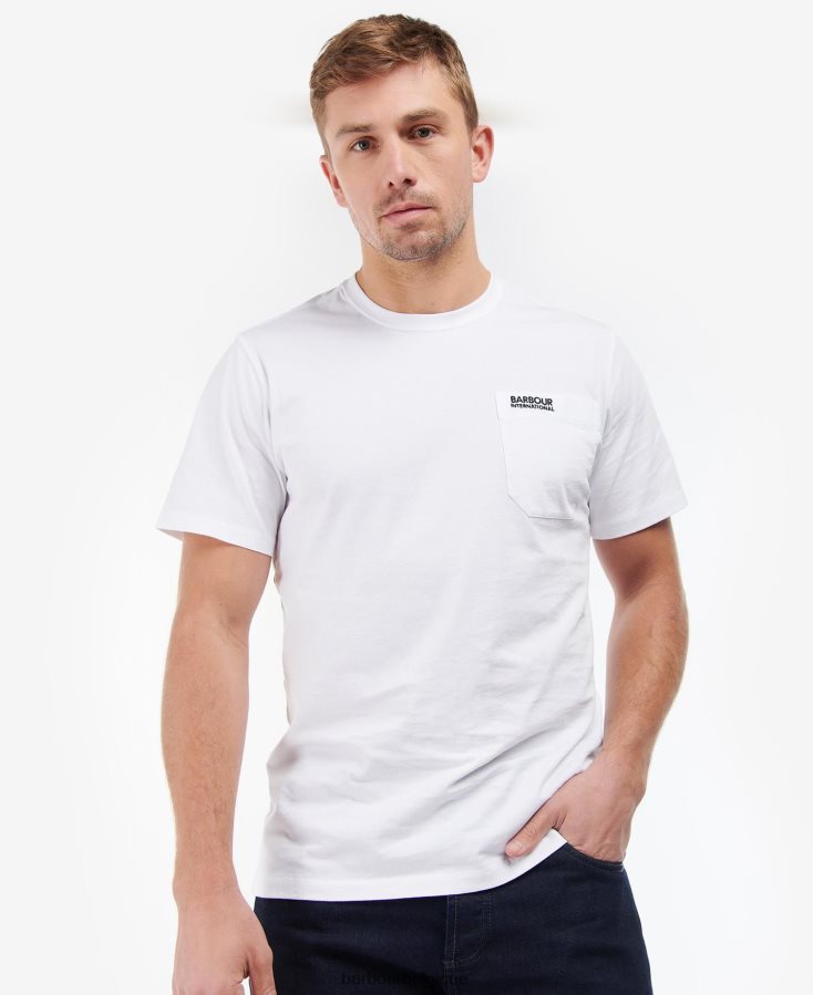 vêtements Barbour t-shirt à poche radok noir Hommes T2L6ZP849
