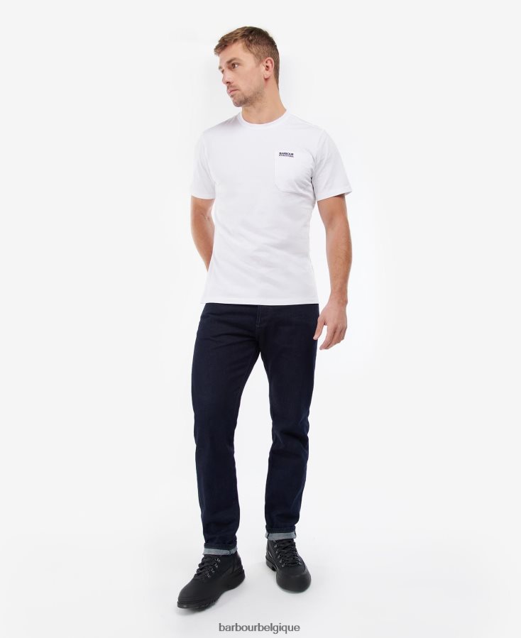 vêtements Barbour t-shirt à poche radok noir Hommes T2L6ZP849