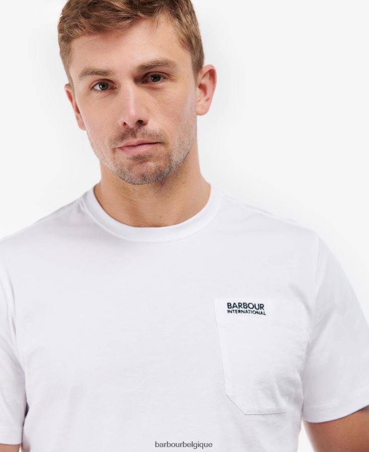 vêtements Barbour t-shirt à poche radok noir Hommes T2L6ZP849