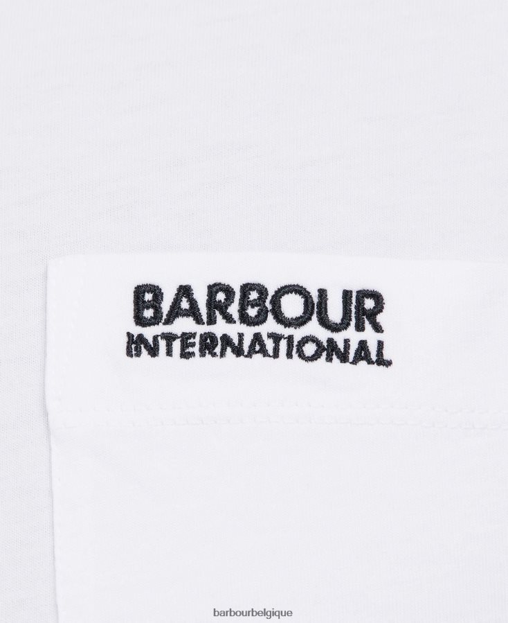 vêtements Barbour t-shirt à poche radok noir Hommes T2L6ZP849