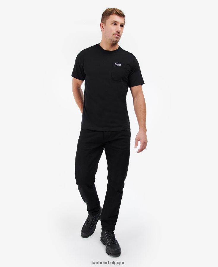 vêtements Barbour t-shirt à poche radok noir Hommes T2L6ZP861