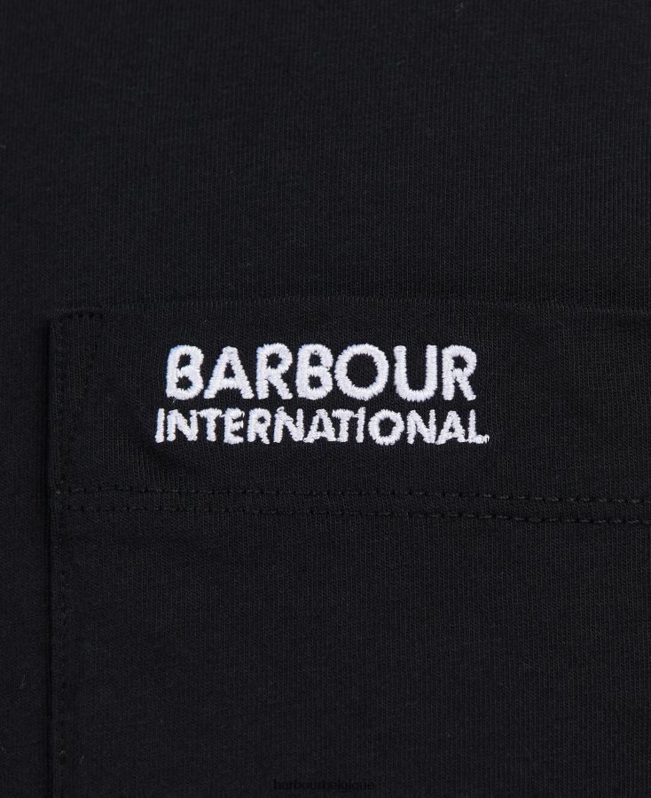 vêtements Barbour t-shirt à poche radok noir Hommes T2L6ZP861