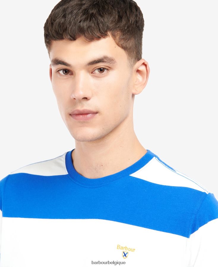 vêtements Barbour t-shirt à rayures cornell sycomore Hommes T2L6ZP923