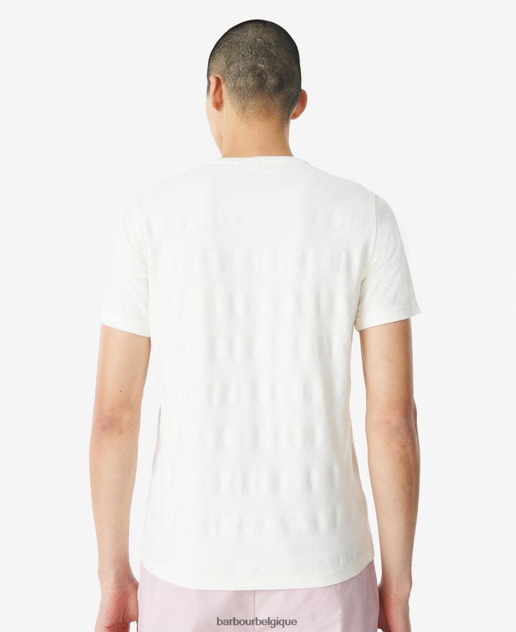 vêtements Barbour t-shirt serge murmure blanc Hommes T2L6ZP890