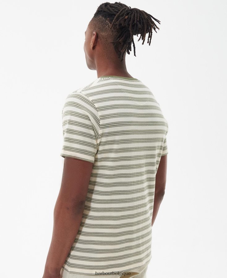 vêtements Barbour t-shirt sherburn tige de maïs Hommes T2L6ZP807