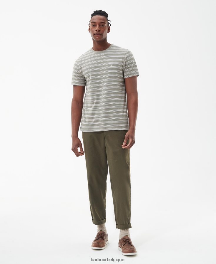 vêtements Barbour t-shirt sherburn tige de maïs Hommes T2L6ZP815