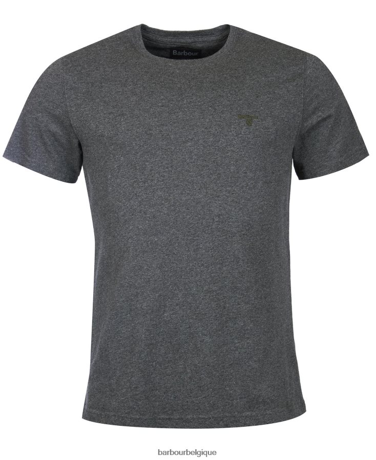 vêtements Barbour t-shirt sport essentiel algue Hommes T2L6ZP747