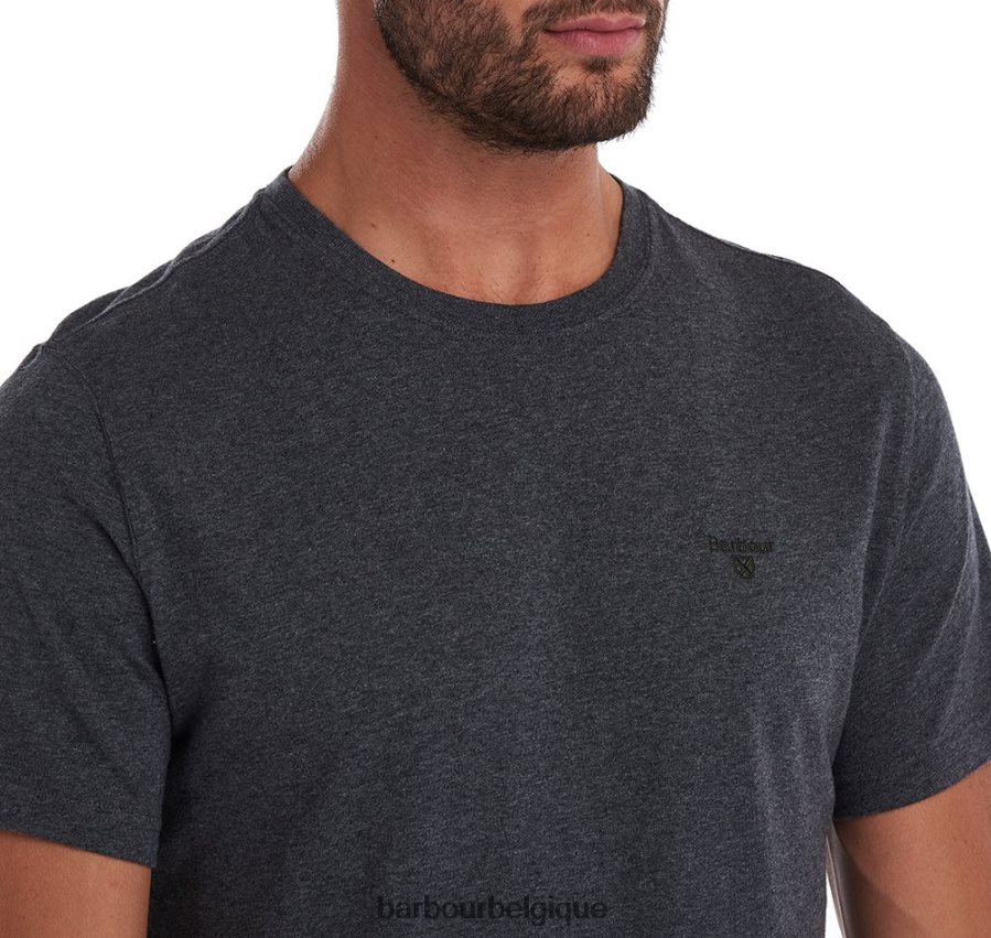 vêtements Barbour t-shirt sport essentiel algue Hommes T2L6ZP747