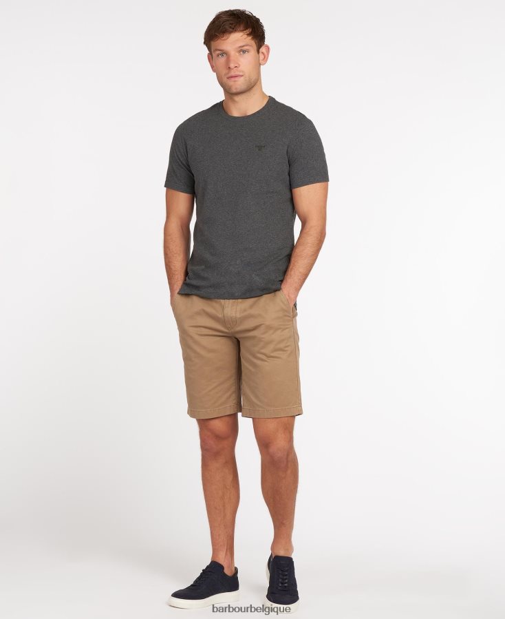 vêtements Barbour t-shirt sport essentiel algue Hommes T2L6ZP747