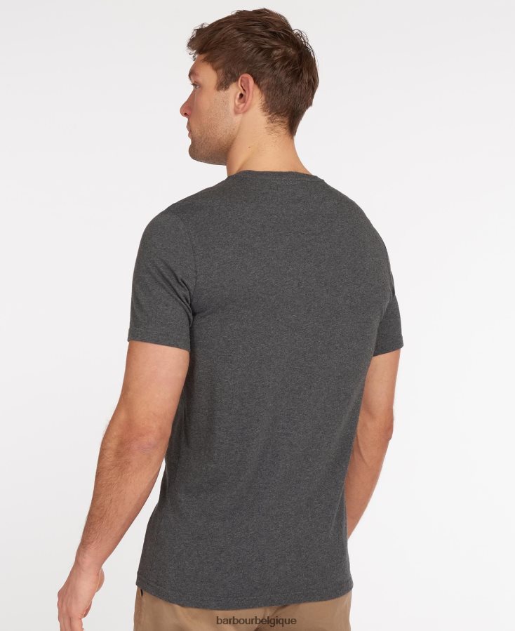 vêtements Barbour t-shirt sport essentiel algue Hommes T2L6ZP747