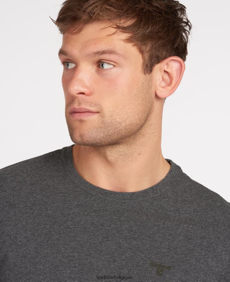 vêtements Barbour t-shirt sport essentiel algue Hommes T2L6ZP747