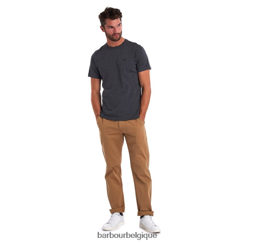 vêtements Barbour t-shirt sport essentiel algue Hommes T2L6ZP747