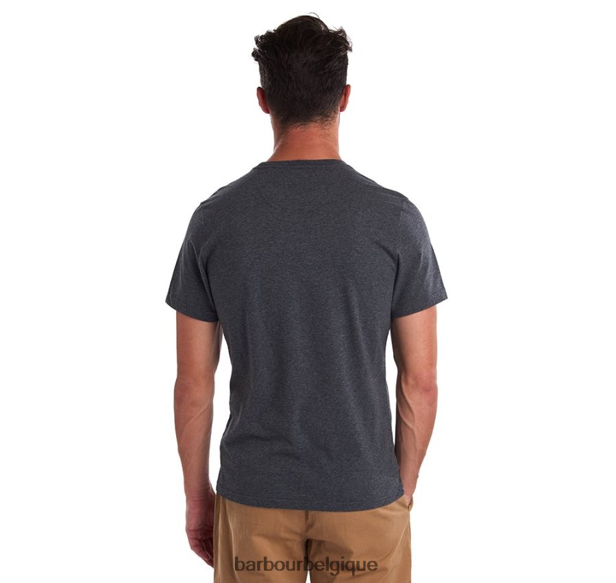 vêtements Barbour t-shirt sport essentiel algue Hommes T2L6ZP747