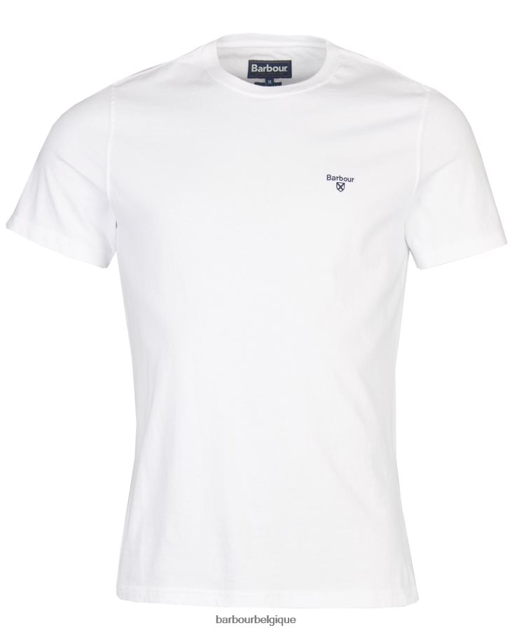 vêtements Barbour t-shirt sport essentiel algue Hommes T2L6ZP751