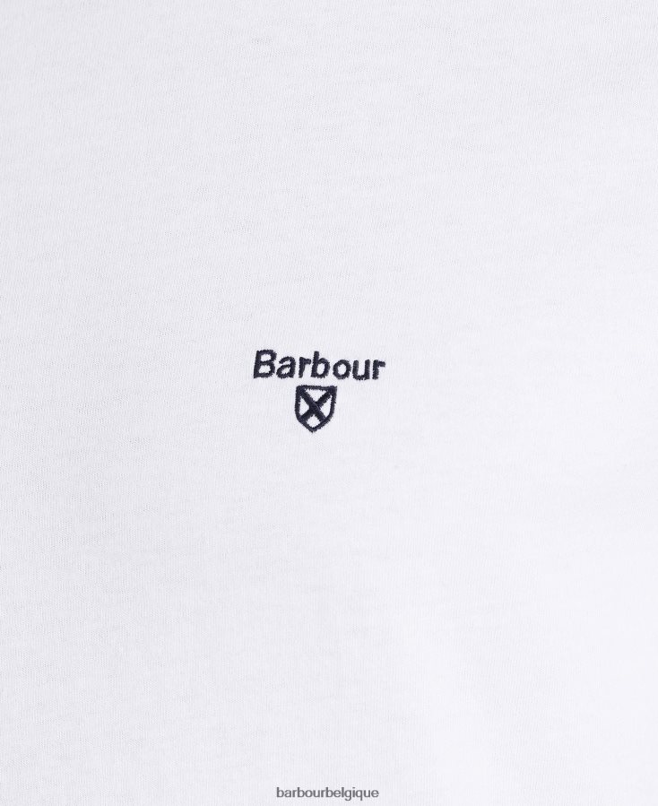 vêtements Barbour t-shirt sport essentiel algue Hommes T2L6ZP751