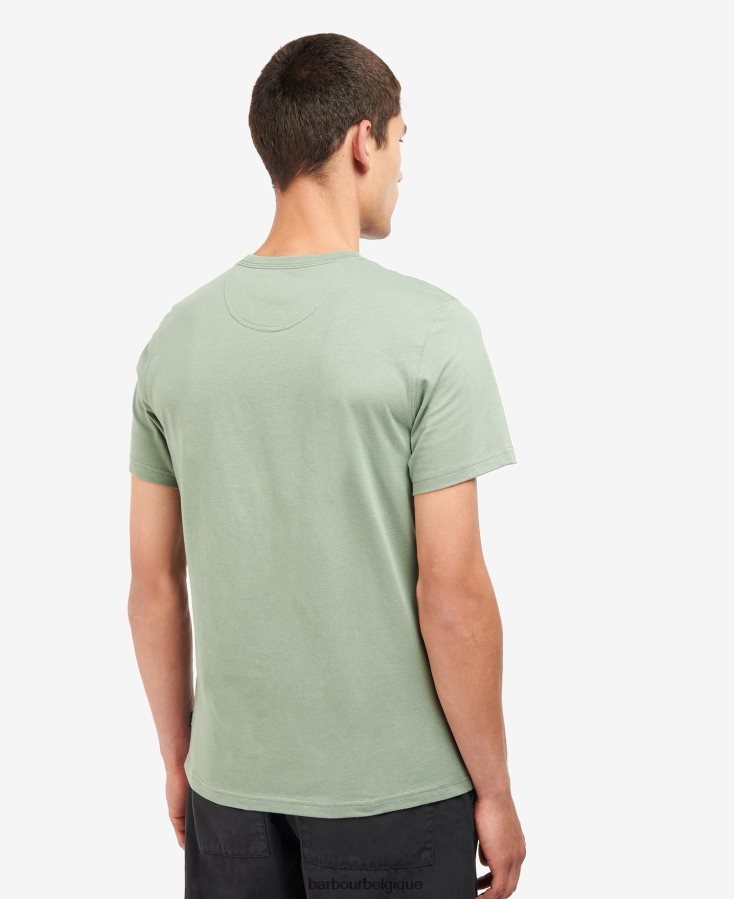 vêtements Barbour t-shirt tayside bleu monaco Hommes T2L6ZP786