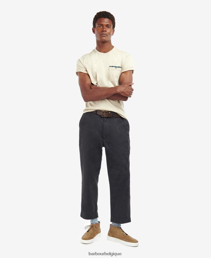 vêtements Barbour t-shirt tayside bleu monaco Hommes T2L6ZP796