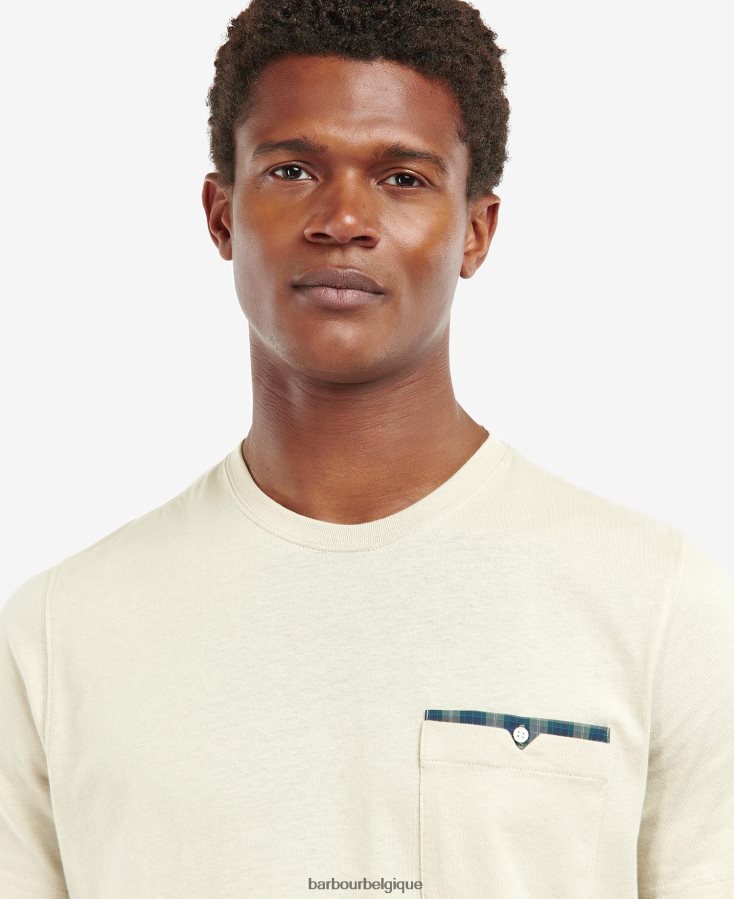 vêtements Barbour t-shirt tayside bleu monaco Hommes T2L6ZP796