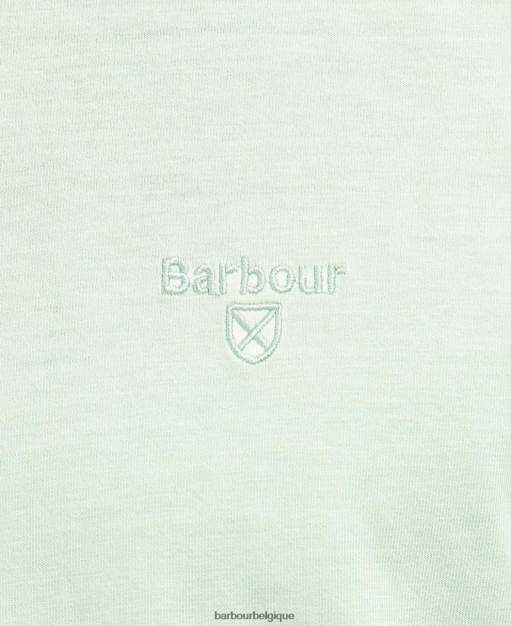 vêtements Barbour t-shirt teint en pièce ciel Hommes T2L6ZP800