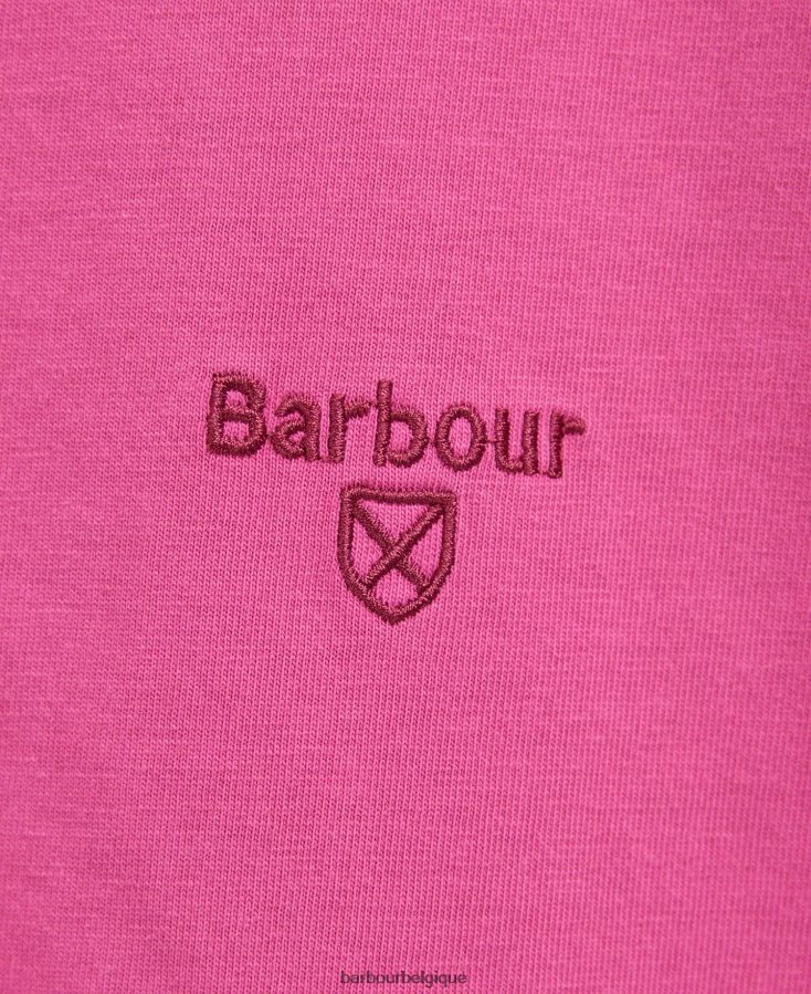 vêtements Barbour t-shirt teint en pièce ciel Hommes T2L6ZP885
