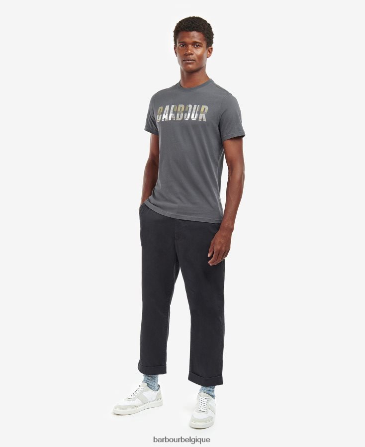 vêtements Barbour t-shirt thurso asphalte/amble Hommes T2L6ZP831