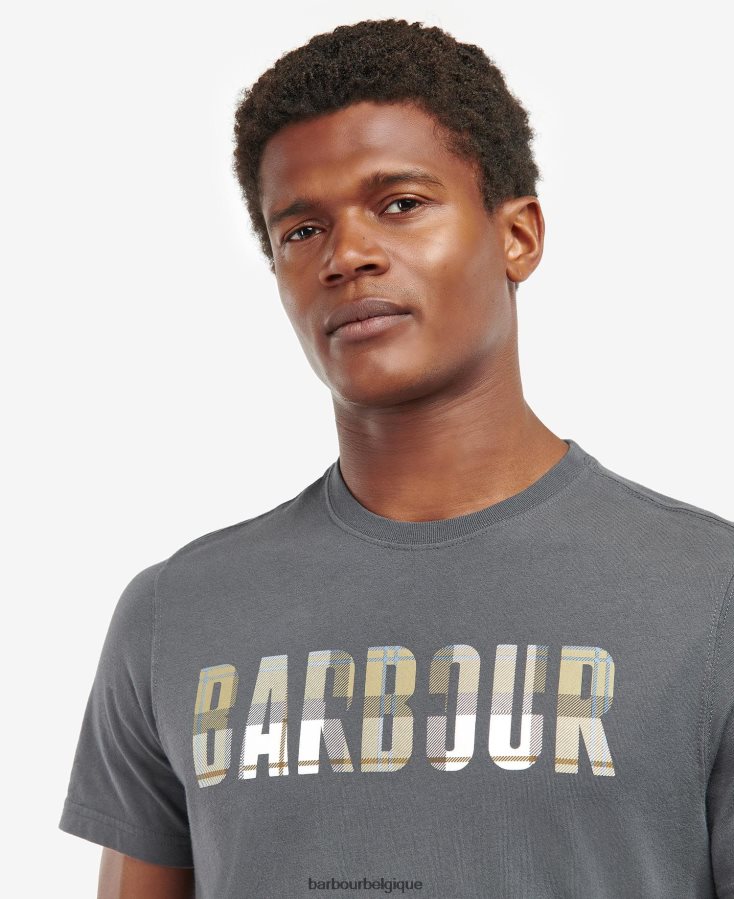 vêtements Barbour t-shirt thurso asphalte/amble Hommes T2L6ZP831