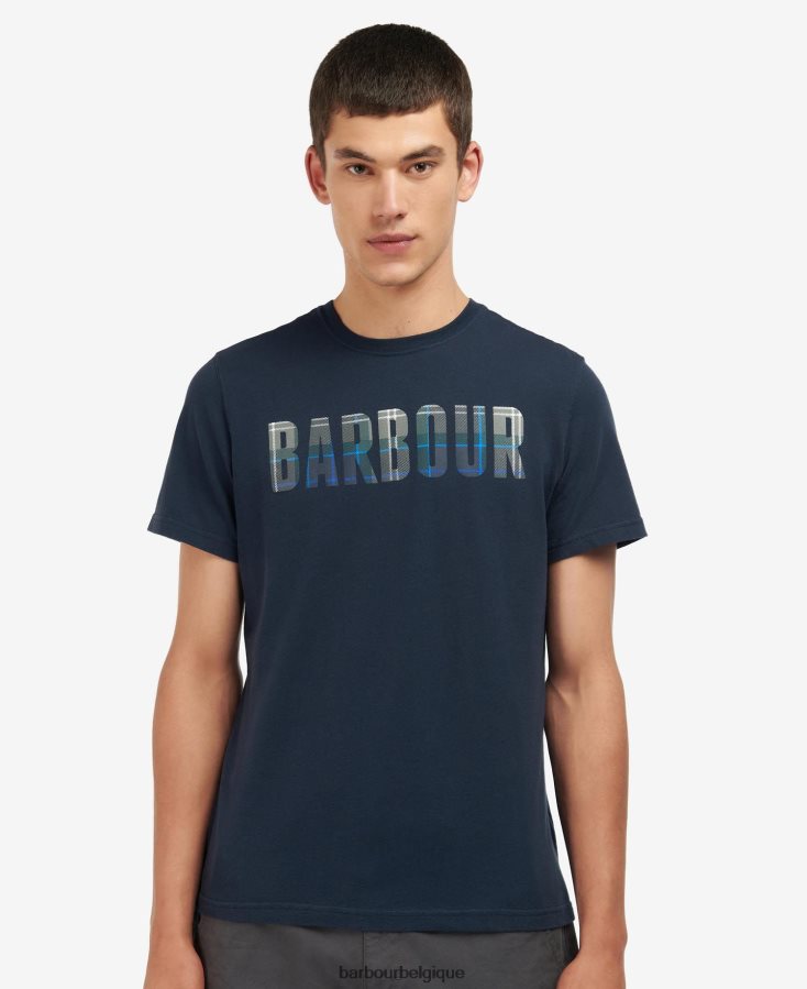 vêtements Barbour t-shirt thurso asphalte/amble Hommes T2L6ZP908
