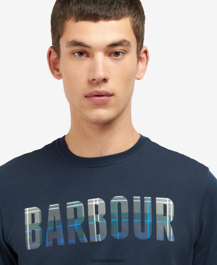 vêtements Barbour t-shirt thurso asphalte/amble Hommes T2L6ZP908