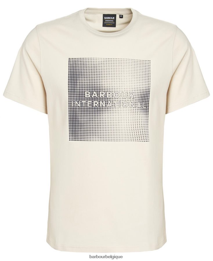 vêtements Barbour t-shirt william chardon noir Hommes T2L6ZP921