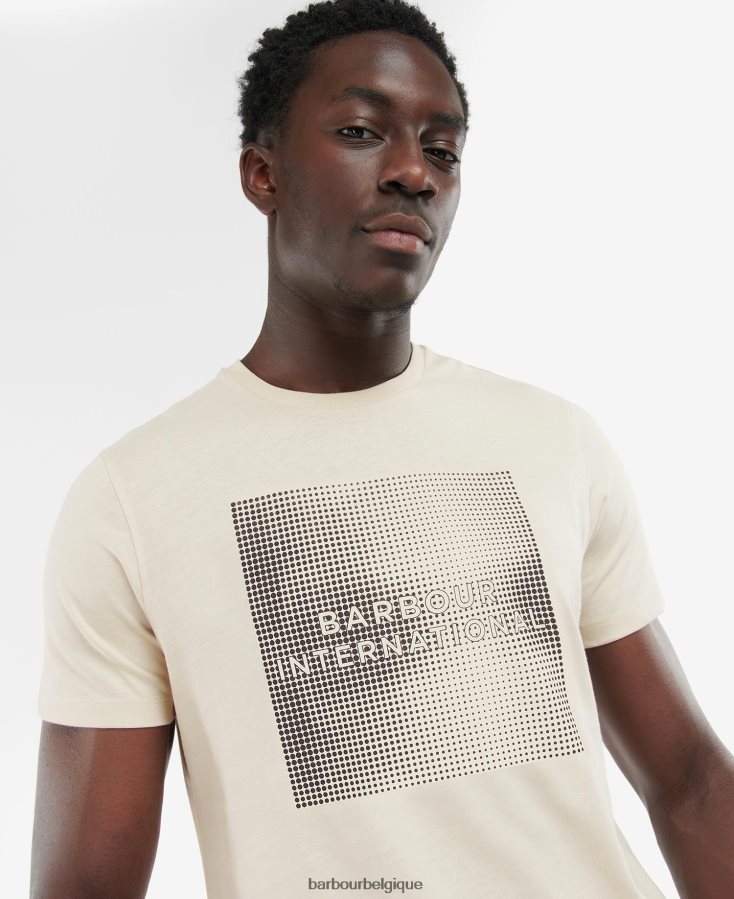 vêtements Barbour t-shirt william chardon noir Hommes T2L6ZP921