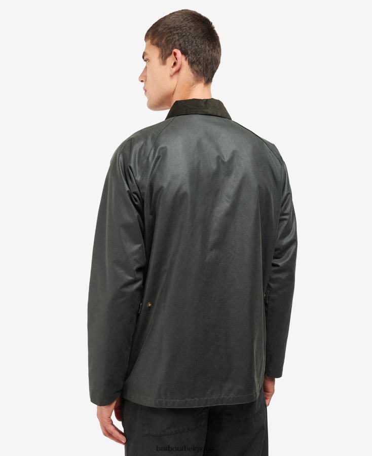 vêtements Barbour veste cirée ambleton marine classique Hommes T2L6ZP45