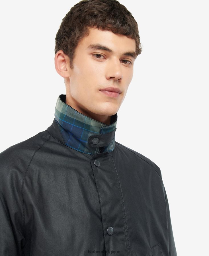 vêtements Barbour veste cirée ambleton marine classique Hommes T2L6ZP51