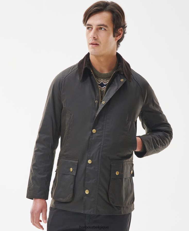 vêtements Barbour veste cirée ashby noir Hommes T2L6ZP4