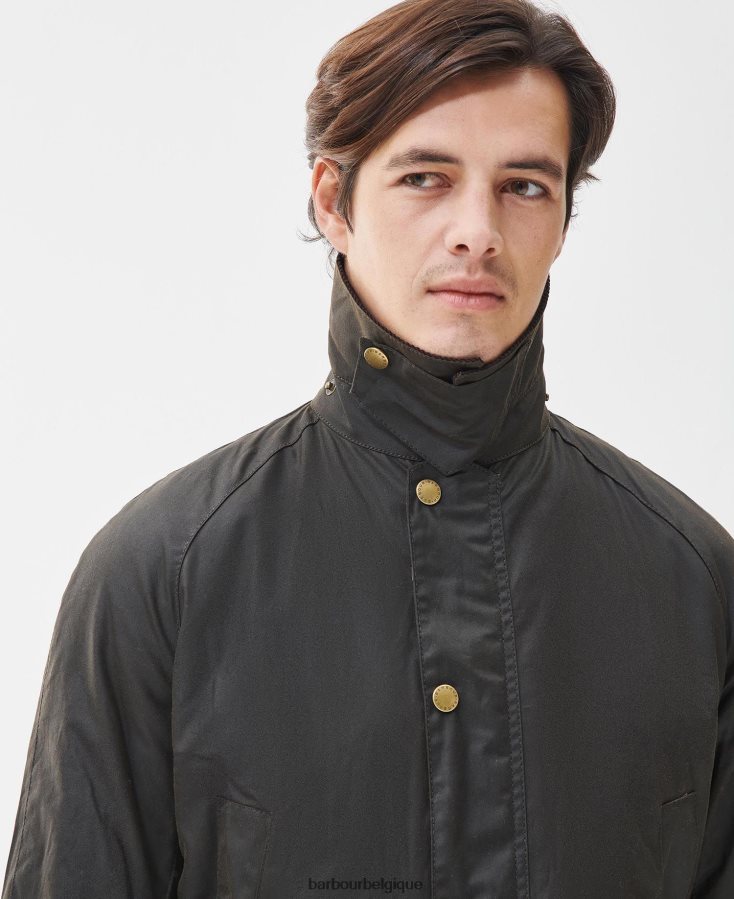 vêtements Barbour veste cirée ashby noir Hommes T2L6ZP4