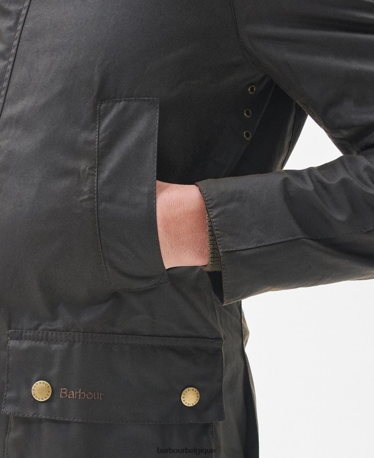 vêtements Barbour veste cirée ashby noir Hommes T2L6ZP4