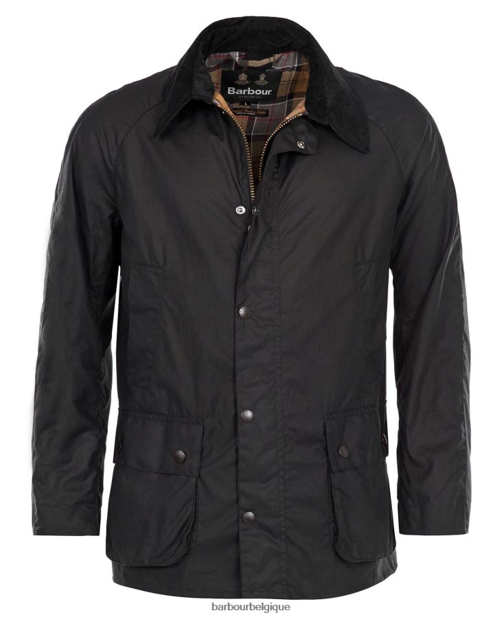 vêtements Barbour veste cirée ashby noir Hommes T2L6ZP5