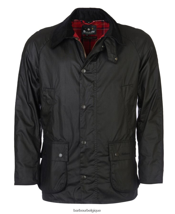 vêtements Barbour veste cirée ashby noir Hommes T2L6ZP8