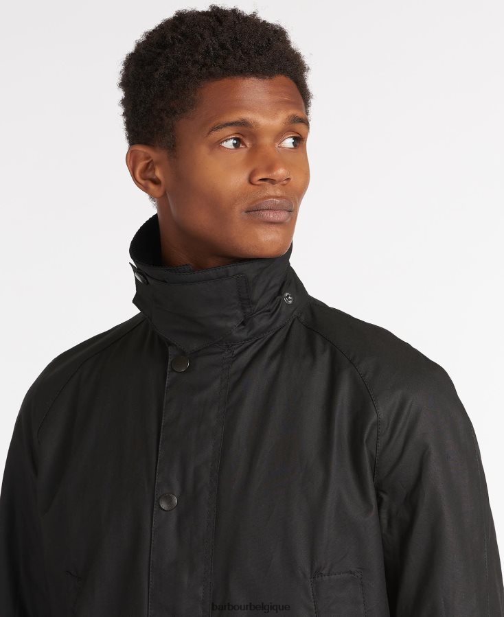 vêtements Barbour veste cirée ashby noir Hommes T2L6ZP8