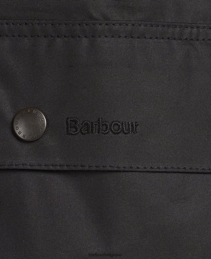 vêtements Barbour veste cirée ashby noir Hommes T2L6ZP8