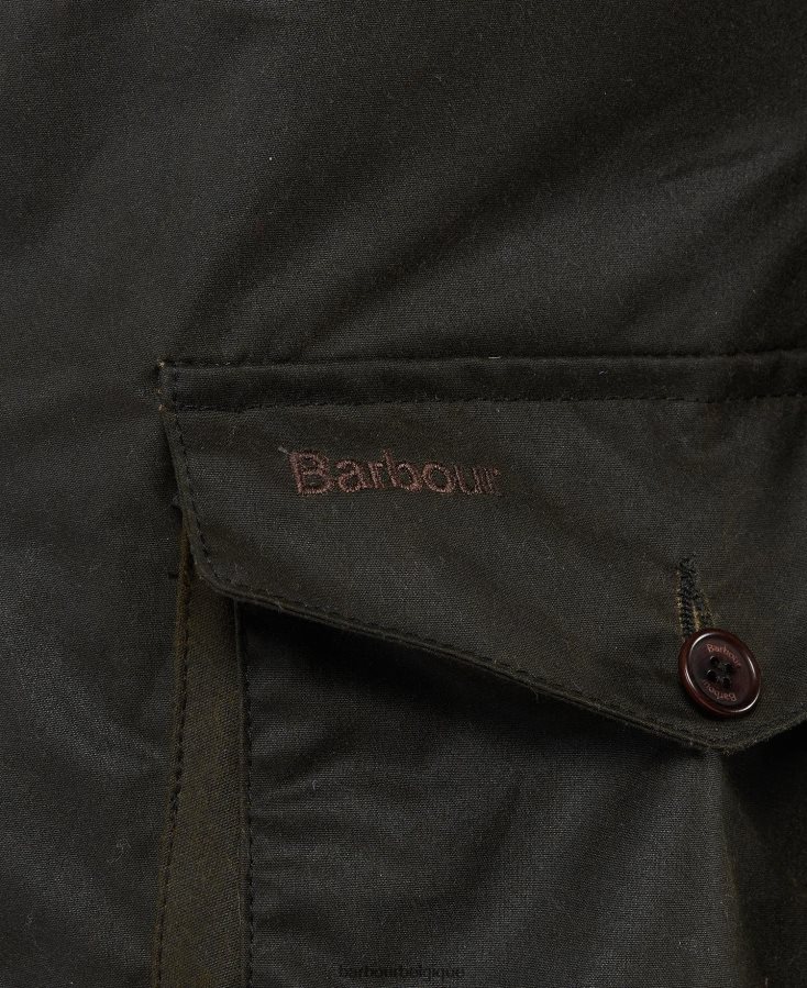 vêtements Barbour veste cirée beacon sports olive Hommes T2L6ZP28