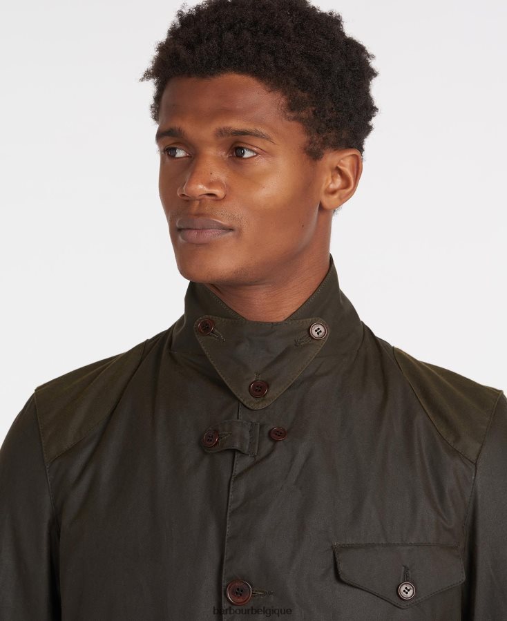 vêtements Barbour veste cirée beacon sports olive Hommes T2L6ZP28