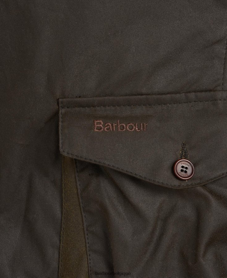 vêtements Barbour veste cirée beacon sports olive Hommes T2L6ZP28