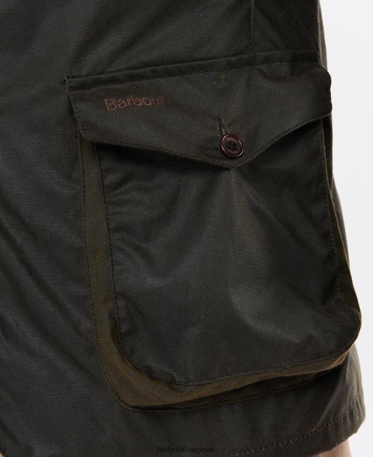 vêtements Barbour veste cirée beacon sports olive Hommes T2L6ZP28