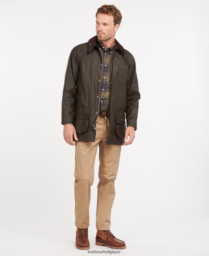 vêtements Barbour veste cirée beaufort classique olive Hommes T2L6ZP1