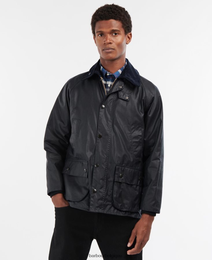 vêtements Barbour veste cirée bedale noir Hommes T2L6ZP19